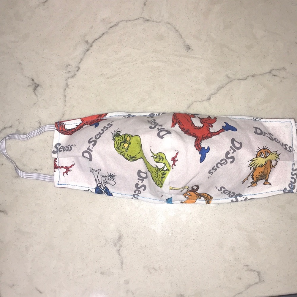 Dr. Seuss character face mask for adults